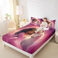 thumbnail image 3 of Erosebridal Cute Black Princess Queen Sheet Sets,Cartoon Animal Unicorn Bed Set For Kids Girls 4pcs, 3 of 6