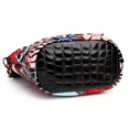 thumbnail image 6 of Women's Fashion Genuine Leather Crossbody Bucket Bag - Colorful Floral Patchwork, Soft & Luxurious, Adjustable Crocodile Pattern Strap, Perfect for Work/Dates, 6 of 7