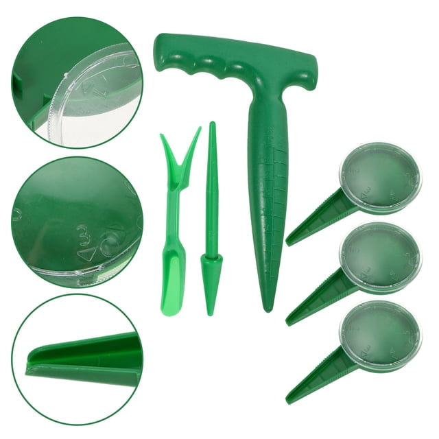 UPOUART 1set Sowing Spreaders Garden Tool Kit Dispenser For Planting Transferring Plants Planter Tools