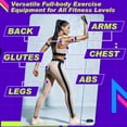 thumbnail image 6 of Exercise Resistance Bands With Handles and Door Anchor 10-50 Lbs Strength Training, 6 of 6