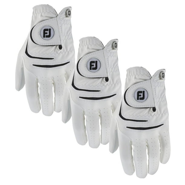 3 NEW FootJoy WeatherSof Mens Golf Gloves Left Hand Regular Size Medium