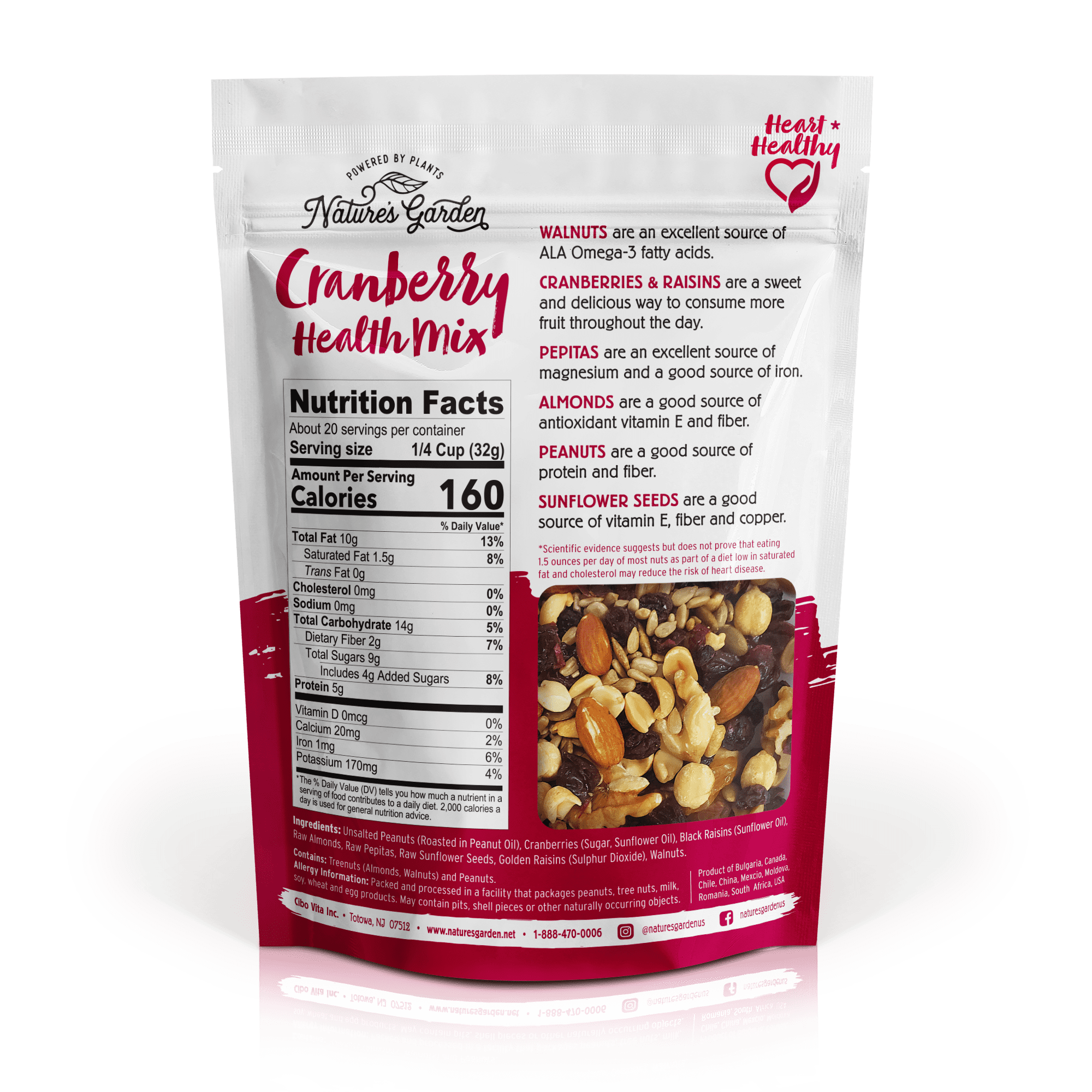 Nature's Garden Cranberry Health Mix