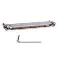 thumbnail image 1 of 1pc Steel Acoustic Guitar Bridge Adjustable Saddle Rail Repair Replace Old Accs, 1 of 8