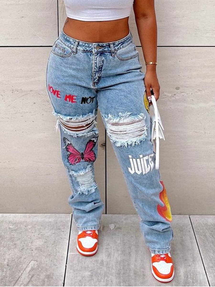 Pink Drip Baggy Jeans Canada | vlr.eng.br