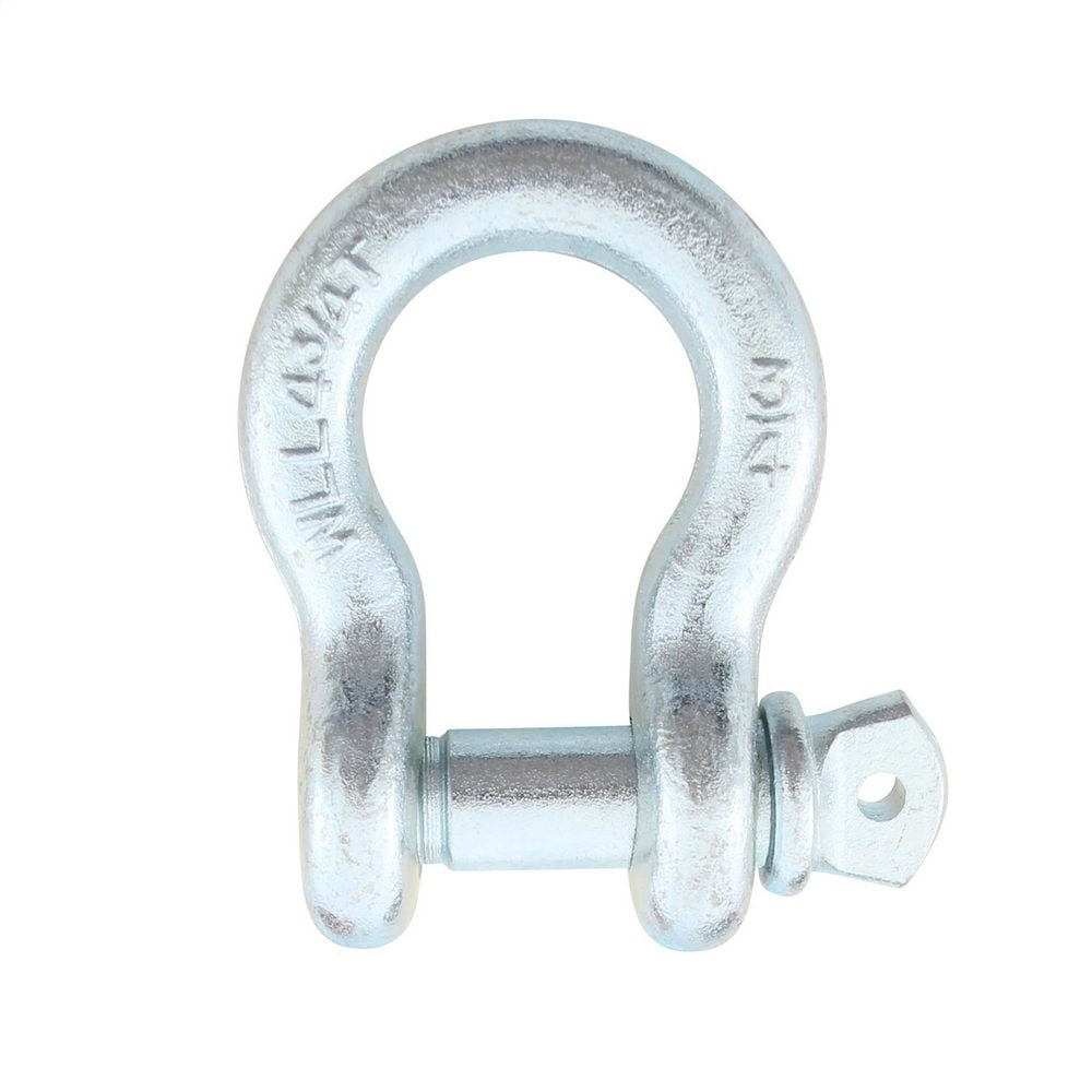 Smittybilt 13047 DRing Shackle 3/4" Threaded Pin 4.75 Ton Rating Zinc