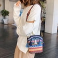 thumbnail image 1 of Bolsos de hombro bordados para mujer, bolsos Hippie, bolso de estilo a la moda, bolso turístico para el trabajo, vacaciones, noche en Azul oscuro Fernando Bolso Bandolera Hippie, 1 of 8