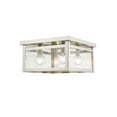 thumbnail image 1 of Livex Lighting 4032-91 Milford 4-Light Ceiling Mount, Brushed Nickel, 1 of 1