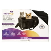 TrustyPup Easy Explorer Medium On-Board Travel Pet Carrier, Black, 16 lb Limit
