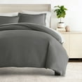 thumbnail image 3 of Comfort Canopy - King Bedding Bundle, Solid Duvet Cover Set, White Comforter and Patterned Sheet Set, 3 of 12