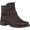 Brown, variant on GC Shoes Womens MOTO Faux Leather Embellished Ankle Boots