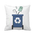 thumbnail image 1 of Drop Litter Rubbish Sign Diagram Throw Pillow Sleeping Sofa Cushion Cover, 1 of 3