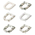 thumbnail image 5 of SHENGXINY Toilet Seat Cover Pads Stretchable Washable, Premium Eva High Foam All-Season Wipeable Toilet Ring White 1.69x15.4in, 5 of 6