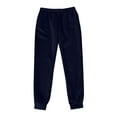 thumbnail image 5 of XIAOCHA Womens Pants Elastic Waist Tapered Trousers Solid Color Loose Fit Oversized Soft Long Sweatpants With Pockets, 5 of 6