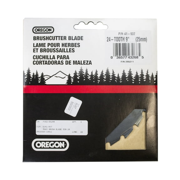Oregon Maxi Brush Cutter Blade 9In 24 Teeth 1.8mm 41-937