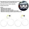 thumbnail image 3 of 4pcs/set ccfl led bearla leat ojos ángel ojos lámpara de lámpara de reajuste para e36 e38 e39 e46, 3 of 7