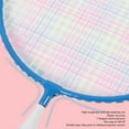thumbnail image 4 of Lightweight Kids Badminton Racket, Soft Cushioning Shock Absorbing Hand Grip Children Badminton Set with 3 Shuttlecocks for 3 to 12 Years Old, 4 of 7