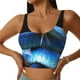 thumbnail image 1 of Fotbe Blue Viper Snake 2 Sujetador Deportivo Largo sin Aros para Mujer con Almohadillas y Soporte Medio, Transpirable y Absorbente, Camiseta Tipo Chaleco o Tank Top-X-Large, 1 of 8