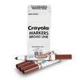 thumbnail image 2 of Crayola Ultra-Clean Washable Bulk Markers, Brown, Pack of 12, 2 of 5