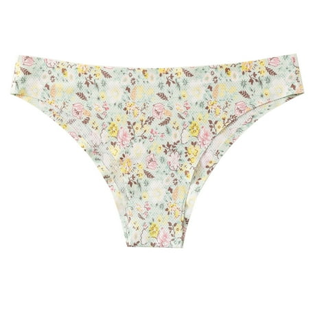 

New Sexy Ladies Panties Women Comfortable Breathable Printed Pattern Panties Ladies Briefs Panties
