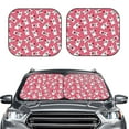 thumbnail image 2 of Saiise French Bulldog And Heart for Foldable Car Sun Shades (2-Pack) Offer Sun Protection with an Easy-fold Design for Convenient Windshield Shading-Small, 2 of 6