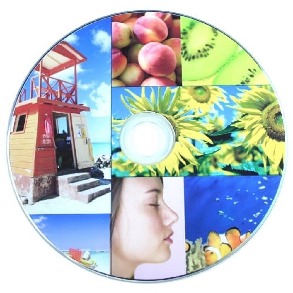 RiDATA 700MB 52X CD-R Inkjet White Hub Printable 50 Packs Disc Model R80JS52-RD-IWN50
