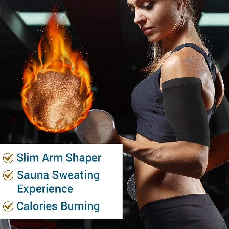 Sauna Arm Trimmer 2 Pack for Women Sweat Arm Sauna Polymer Arm