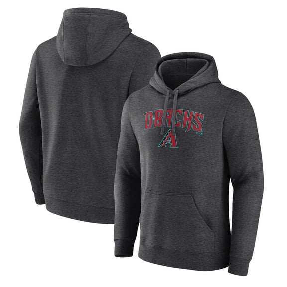 Men's Charcoal Arizona Diamondbacks Team Lockup Hoodie