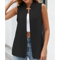 thumbnail image 4 of MORTTIC Women's Sleeveless Vest Blazer, Casual Open Front Work Office Jacket, S-5XL, 4 of 6