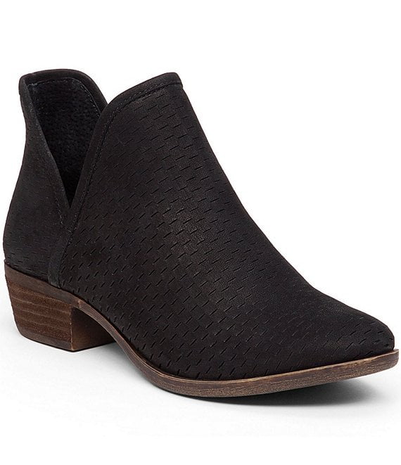 lucky brand suede booties