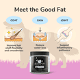thumbnail image 3 of kin+kind Organic Coconut Oil, Cold-Pressed Coconut Oil for Dogs & Cats (Medium) - 8 fl oz, 3 of 11