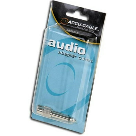 American DJ ACQMRCAF Accu-Cable Male 1/4" To Female Rca Adapter Brand New