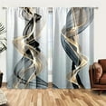 thumbnail image 4 of WNOOHIY Modern Abstract Art Pattern Indoor Light-filtering Curtains for Living Room,Bedroom,Kitchen,39.5" × 87", Set of 2 Panels, 4 of 8