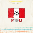 thumbnail image 4 of Inktastic Peruvian Soccer Girls Baby Dress, 4 of 5