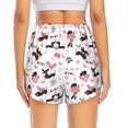 thumbnail image 2 of Lsque Dachshund Dog Puppy Printed Women's Running Shorts with Liner Pockets,Elastic Quick Dry Workout Athletic Gym Yoga Shorts,Womens High Waist Shorts-Large, 2 of 9