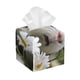thumbnail image 1 of Balery Daisy Guinea Pig Porta Pañuelos de Cuero con Estampado – Funda Moderna Cuadrada para Caja de Pañuelos, Dispensador 5x5x5'', 1 of 7