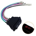 thumbnail image 1 of Langgg Car Interior Power Window Control Switch Button with Indicator Automotive Controller Replacement Part Maintenance Accessory Red Red, 1 of 6