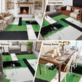 thumbnail image 6 of Abstract Graffiti Area&nbsp;Rug 6x9ft Green Black Urban Street Art Non-Slip&nbsp;Washable Square&nbsp;Rugs Soft Felt Indoor Floor Mat for Bedroom Kitchen Living Room Bathroom, 6 of 9