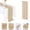 Beige, variant on 12-Pack Sage Green Cheesecloth Table Runner, 20 x 120 Inch Semi-Sheer Fabric for Wedding, Party, Baby Shower, and Rustic Table Decor