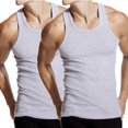 thumbnail image 3 of JTieacloth Mens Shirt Medium Male Tank Top Sports Slim Undershirt Base Layer Sleeveless Gym Vest, 3 of 5