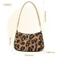 thumbnail image 3 of FORMRS Womens Shoulder Bag with Chain Strap Clutch Purse Cute Tote Handbag, Leopard Pattern, 3 of 7