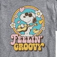 thumbnail image 3 of Peanuts - Feelin Groovy Snoopy And Woodstock Lights Only - Men's Short Sleeve Graphic T-Shirt, 3 of 6