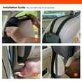 thumbnail image 6 of Car Seat Side Organizer, Auto Seat Storage Hanging Bag, Phones, Drink, Stuff Holder with Mesh Pocket for Cars, SUV & Truck, 6 of 8