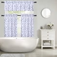 thumbnail image 7 of Classic Farmhouse Tree Branch Leaf Bathroom Window Curtain, 7 of 7