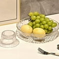 thumbnail image 5 of Hauiodp Decorative Pedestal Bowl, Glass Fruit Bowl, Decorative Glass Bowl, Storage Baskets Stand Organization, Snacks Fruit Basket Bowl for Kitchen Table Centerpiece Home Decor, 5 of 6