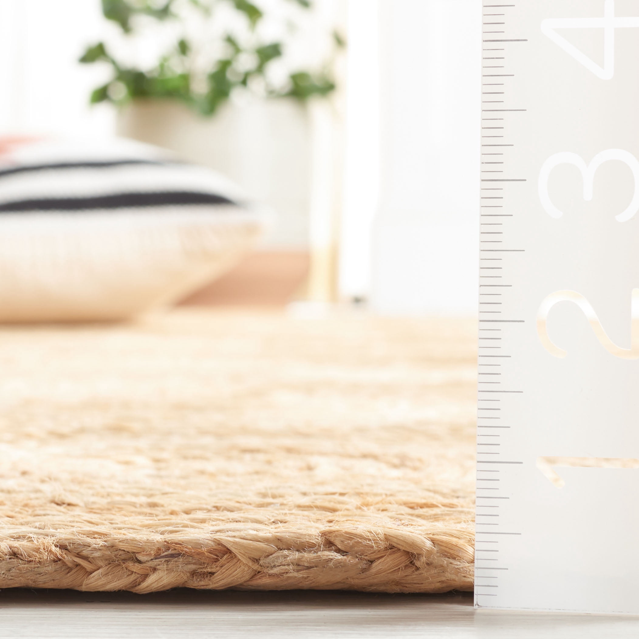 SAFAVIEH Natural Fiber Dean Geometric Area Rug, Natural, 4' x 6'