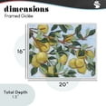 thumbnail image 4 of Stupell Industries Modern Sunshine Citrus Tree White Framed Giclee Art, 20 x 16, by June Erica Vess, 4 of 8