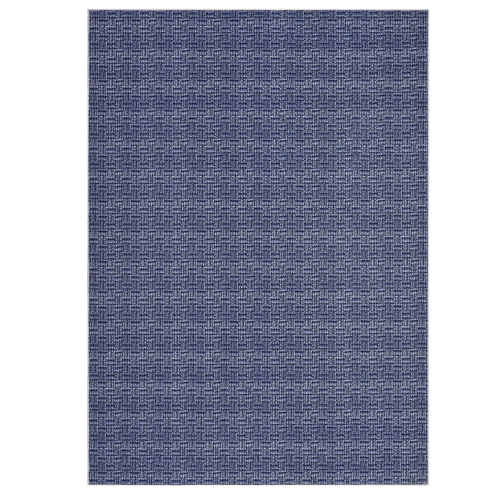 Garvee 10'x13' Area Rug Modern Area Rugs for Living Room Bedroom Farmhouse Non Slip Low Pile Rugs, Blue