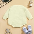 thumbnail image 6 of Toddler Girl Boy Halloween Outfit Long Sleeve Crewneck Bubble Romper Baby Boy Girl Fall Clothes, 6 of 8