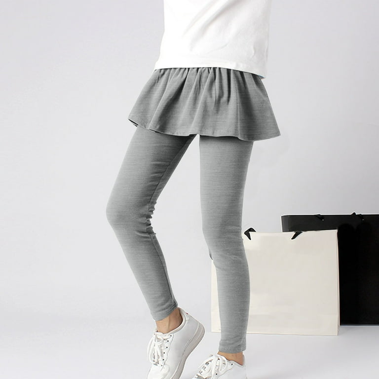 breaise Girls Leggings with Skirt Toddler Tutu Pants for Girls