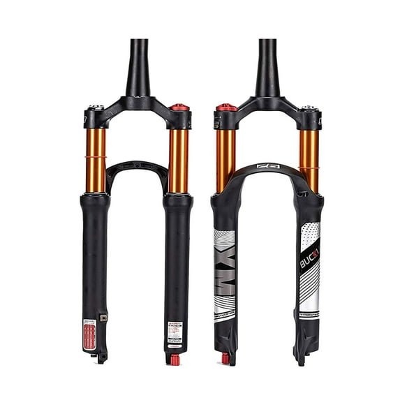 BUCKLOS Ultralight Mountain Bicycle Front Forks 26/27.5/29 120mm MTB Air Suspension Fork